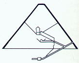 Das Innere der Cheopspyramide